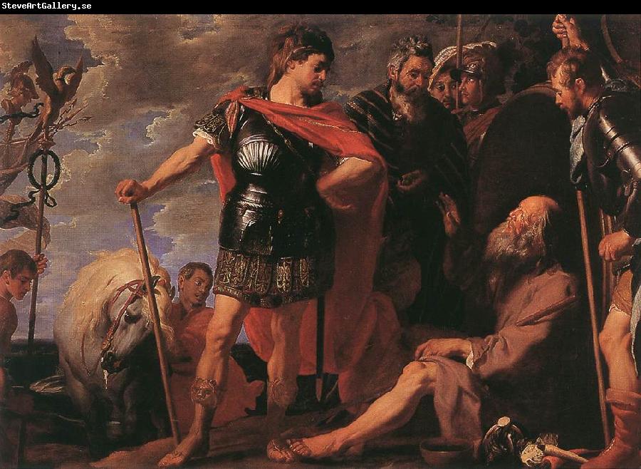 CRAYER, Gaspard de Alexander and Diogenes fdgh